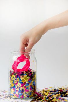 DIY confetti decorations